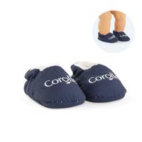 Corolle marineblauw slippers voor babypop 30cm - thumbnail
