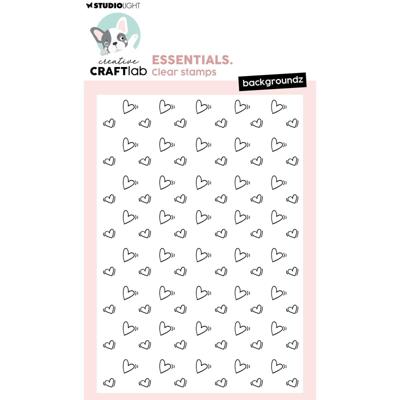 Creative Craftlab • essentials clear stamp backgroundz hearts