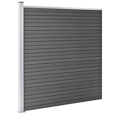 VidaXL Schuttingpaneel 175x186 cm hkc zwart