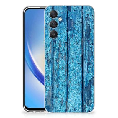 Samsung Galaxy A05S | Bumper Hoesje | Wood Blue