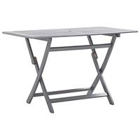 Tuintafel inklapbaar 120x70x75 cm massief acaciahout - thumbnail