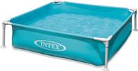 INTEX Pittig metalen zwembad - Vierkant - Turquoise - thumbnail