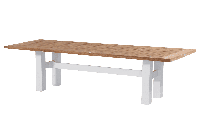 Hartman Tuintafel 'Sophie Yasmani' Teakhout, 300 x 100cm, kleur Naturel/Wit - thumbnail