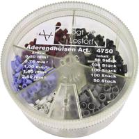 Vogt Verbindungstechnik 4750 Assortiment adereindhulzen 0.50 mm² 2.50 mm² Wit, Lichtblauw, Rood, Zwart, Grijs 400 stuk(s) - thumbnail