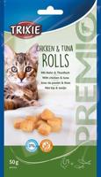 TRIXIE PREMIO KIP & TONIJN ROLLETJES VOOR KATTEN GLUTENVRIJ 50 GR - thumbnail