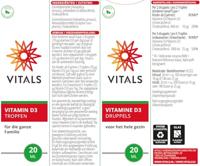 Vitals Vitamine D3 - 60 ml - thumbnail