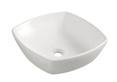 Opzetwaskom Wiesbaden Plaza Keramiek 42x42cm Wit (zonder overloop) Opzetwaskom Wiesbaden Plaza Keramiek 42x42cm Wit (zonder overloop)