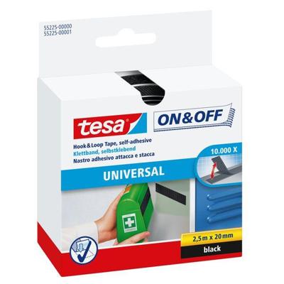 Klittenband tesa on off zelfkl 2.5mx20mm zwart | 6 stuks Klittenband tesa on off zelfkl 2.5mx20mm zwart | 6 stuks