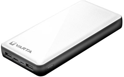Varta Power Bank Energy 20000 Powerbank 20000 mAh LiPo USB-C Wit/zwart Statusweergave Varta Power Bank Energy 20000 Powerbank 20000 mAh LiPo USB-C Wit/zwart Statusweergave