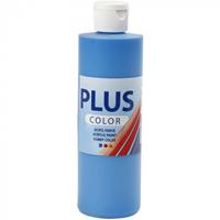 Plus Color acrylverf, primair blauw, 250 ml/ 1 fles - thumbnail