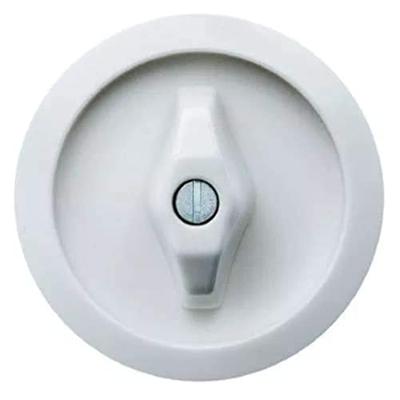 Berker serie 1930/glasserie/palazzo knop voor schakelaar polarwit