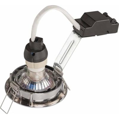 SLV Richtbare inbouwspotPika GU10 8,3cm rond chroom - 1000719