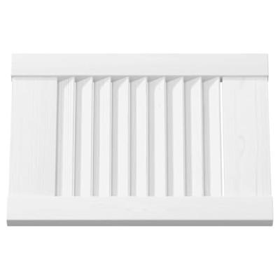 VidaXL Kastdeur louvre design 39,5x29,5 cm wit VidaXL Kastdeur louvre design 39,5x29,5 cm wit