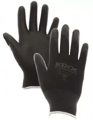Tuinhandschoen Bouncing Black maat M ofwel 8 KIXX - Kixx
