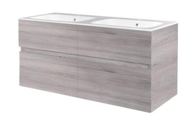 Best Design Onderkast Splash Grey Greeploos 120x58x47.5 cm 2 Softclose Laden Grijs Eiken