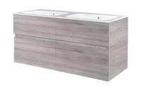 Best Design Onderkast Splash Grey Greeploos 120x58x47.5 cm 2 Softclose Laden Grijs Eiken - thumbnail