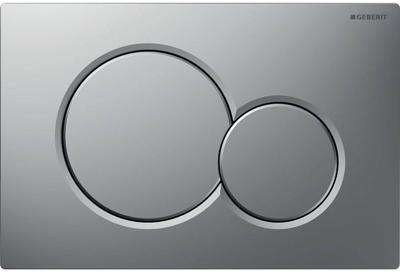 Geberit Sigma 01 bedieningspaneel mat chroom voor Sigma reservoirs 8cm (UP720) en 12cm (UP320)