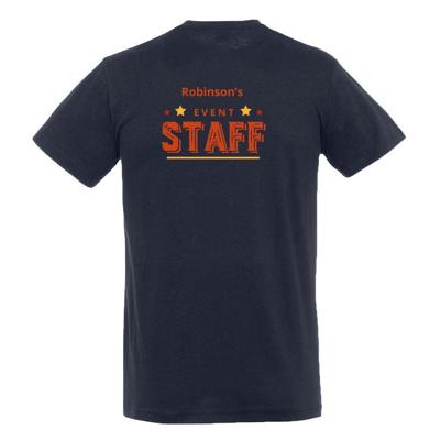T-shirt voor mannen bedrukken - Navy - L T-shirt voor mannen bedrukken - Navy - L