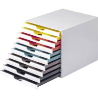 Durable Ladeblok Varicolor, 10 laden, wit meubel - thumbnail
