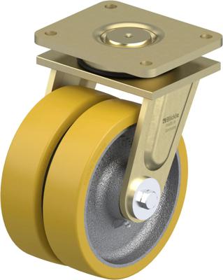 Blickle LSD-GTH 200K-35 Dubbel zwenkwiel Wieldiameter: 200 mm Draagvermogen (max.): 1800 kg 1 stuk(s)