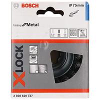 Bosch Accessoires X-LOCK Komstaalborstel gegolfde draad 75mm Staal 0.5mm - 1 stuk(s) - 2608620727 - thumbnail