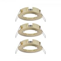 Paulmann 92483 EBL Choose Inbouwring Set van 3 stuks 10 W Messing (geborsteld) - thumbnail