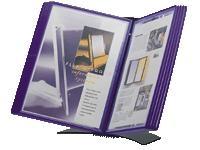 Bureaustandaard Djois Flex-O-Frame Premium A4 10-tassen blauw Bureaustandaard Djois Flex-O-Frame Premium A4 10-tassen blauw