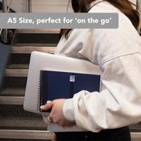 Task manager oxford dagplanner a5 70 vel blauw - thumbnail