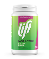 Lift Fast Acting Glucose Kauwtabletten - Framboos - thumbnail