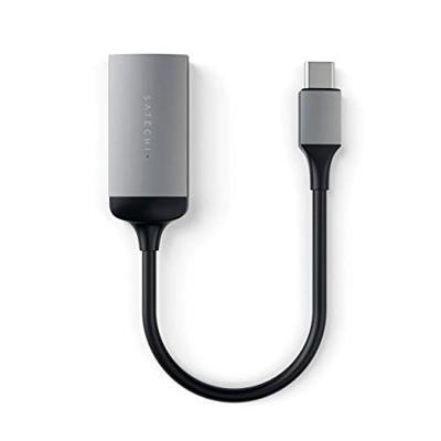 Satechi ST-TC4KHAM USB-C / HDMI Adapter [1x USB-C stekker - 1x HDMI-bus] Space grijs 4K UHD - thumbnail