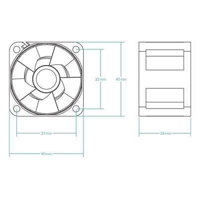 Arctic S4028-15K PC-ventilator Zwart (b x h x d) 40 x 28 x 40 mm Arctic S4028-15K PC-ventilator Zwart (b x h x d) 40 x 28 x 40 mm