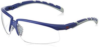 3M S2001AF-BLU Veiligheidsbril Met anti-condens coating, Met anti-kras coating, Verstelbare hoek Blauw, Grijs EN 166 DIN 166 - thumbnail
