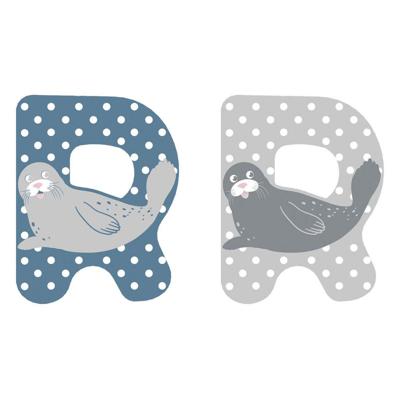 Small Foot - houten dieren kinderletter - r