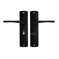 AXA | Binnendeurbeslag | Curve kruk | Vlinder | Toilet | 63-8 | Zwart - thumbnail