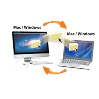 j5create gegevens, toetsenbord en muis delen/USB-kabel gegevensoverdracht tussen Mac en Windows [Wormgat Switch] (JUC400) - thumbnail