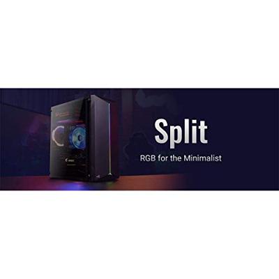 Aerocool Split Midi Tower Zwart