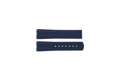 Horlogeband Omega 21022422003001 / 032CVZ015756 Rubber Blauw 20mm