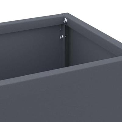 VidaXL Paraplu standaard antraciet 15,5 x 15,5 x 49 cm metaal VidaXL Paraplu standaard antraciet 15,5 x 15,5 x 49 cm metaal