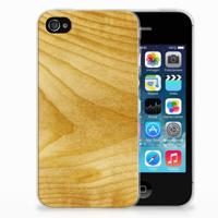 Apple iPhone 4 | 4s Bumper Hoesje Licht Hout - thumbnail