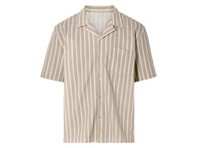 LIVERGY Heren overhemd (Beige, XL)