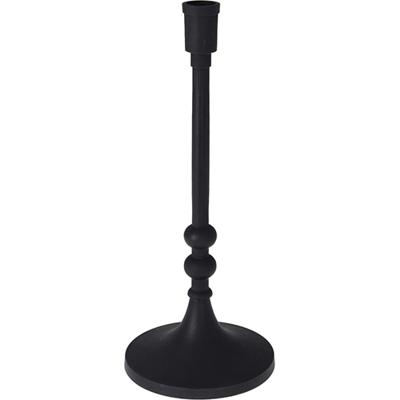 Kandelaar zwart 31 cm kerstversiering Hortus - Hortus