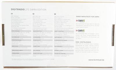 TechniSat DigitRadio 215 SWR 4 - Edition Transistorradio DAB+, VHF (FM) Zwart