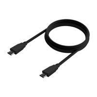 AISENS - A107-0701 - USB 3.2 Gen2X2 kabel 20 Gbps 8K @30Hz 5A 100W E-marker, type USB-C/M-USB-C/M, zwart, 0,6 m - thumbnail