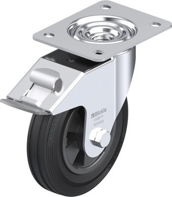 Blickle LE-VPP 160R-FI Zwenkwiel met rem Wieldiameter: 160 mm Draagvermogen (max.): 135 kg 1 stuk(s)