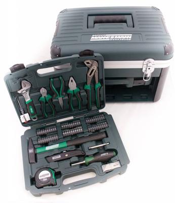 Brüder Mannesmann Gereedschapskoffer (gevuld) Doe-het-zelver (l x b x h) 485 x 360 x 310 mm