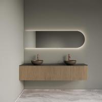 Badkamermeubelset Gliss Design Alluro 180 cm Links Mist - thumbnail