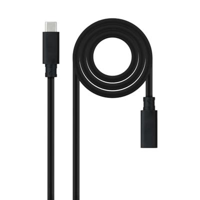 NANOCABLE 10.01.4501-L150 Kabel USB 3.2 GEN2X2, 100 W, 4K/60Hz, USB-C/M-USB-C/H, zwart, 1,5 m