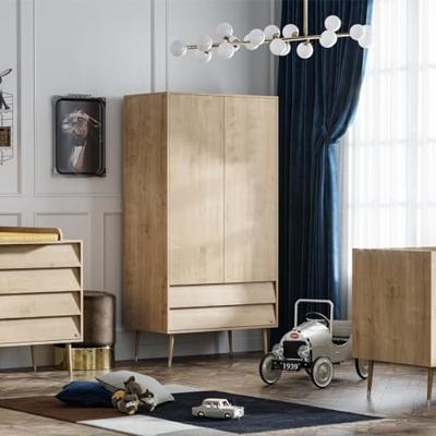 Calicosy - Kledingkast Bosque - 100 cm - Licht houtkleur