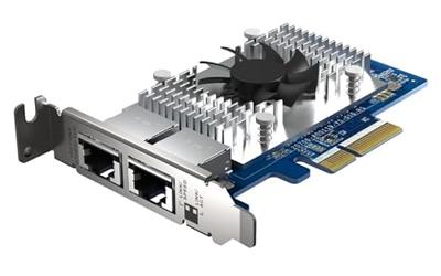 QXG-10G2T-X710 - Netwerkadapter - PCIe 3.0 x4 laag profiel - 10Gb Ethernet x 2 - voor QNAP QSW-1208-8C, QSW-M2108-2C QXG-10G2T-X710 - Netwerkadapter - PCIe 3.0 x4 laag profiel - 10Gb Ethernet x 2 - voor QNAP QSW-1208-8C, QSW-M2108-2C