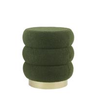 Poef Teddy olijfgroen - thumbnail